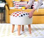 Atelier Del Sofa Puf Farm Blanco
